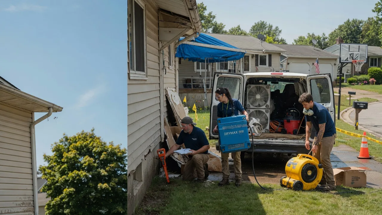 Ceiling Leak Cleanup in Earlville, IL near me